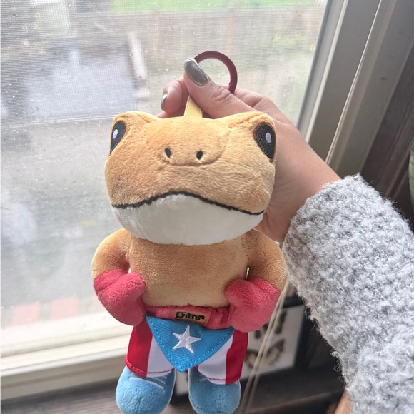 DTMF ConCHo Stuffed Animal - Orange and Red - Picture 2 of 2